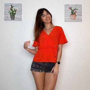 Red blouse ♥️💋